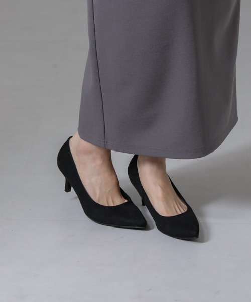 NANO universe（ナノユニバース）の「ベーシックパンプス（パンプス・レディース・ブラック/グレー系その他4・36/37/38）」の2枚目の写真