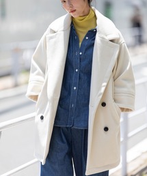 Munich | 【Italy】ダブルジャージーピーコート(ピーコート)