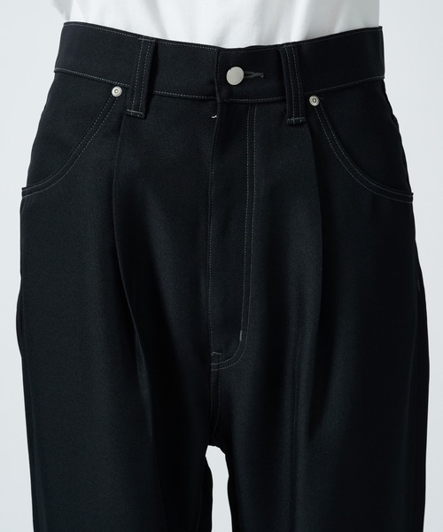 Jieda（ジエダ）の「WIDE ONE TUCK STRAIGHT PANTS/洗える（スラックス