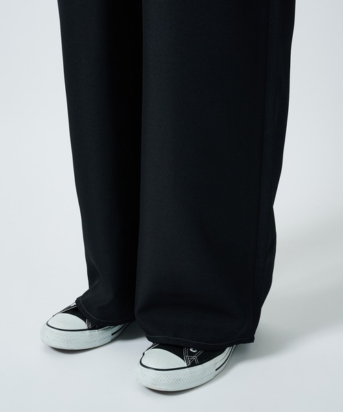Jieda（ジエダ）の「WIDE ONE TUCK STRAIGHT PANTS/洗える（スラックス