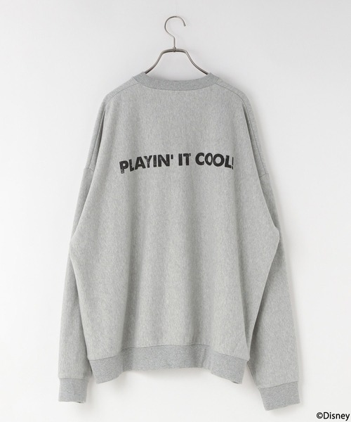 LOWRYS FARM（ローリーズファーム）の「Disney／バンドウラケ　142644（スウェット・メンズ・チャコールグレー/グレー・FREE）」の13枚目の写真
