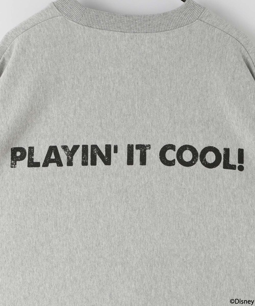 LOWRYS FARM（ローリーズファーム）の「Disney／バンドウラケ　142644（スウェット・メンズ・チャコールグレー/グレー・FREE）」の14枚目の写真