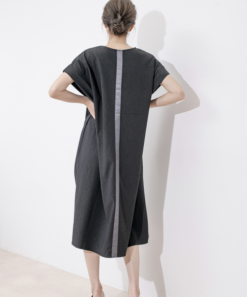 Jayro(ジャイロ)の「DRY COTTON バックテープワンピース(ワンピース・レディース・キャメル/ブルー系その他5/グレー系その他/ブラック・FREE)」の21枚目の写真