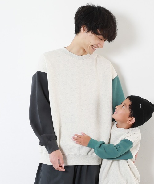 devirock(デビロック)の「カラフルスウェット ふっくら裏起毛 無地 大人トレーナー(スウェット・レディース・グレー系/パープル系7/ブラック系2/グリーン系/ブルー系6/グレー系2/スミクロ/オートミール/オレンジ系5/ブルー系1/ピンク系/レッド系1/ヘザーチャコール/ブルー系2/ダークグリーン・M/L/LL)」の6枚目の写真