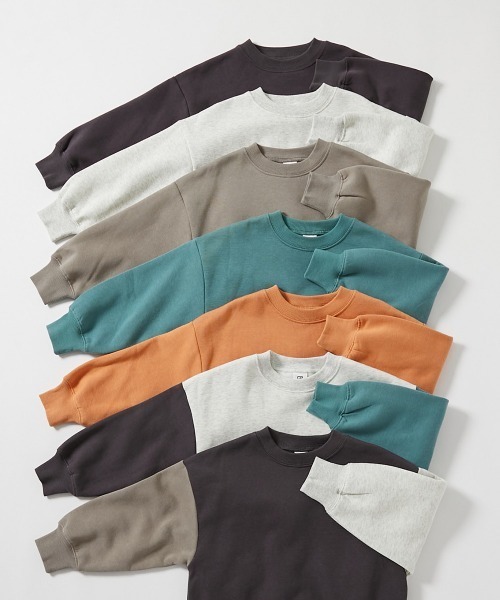 おそろい服　　裏毛ニット カラフルスウェット ふっくら裏起毛 無地トレーナー | 子供服の