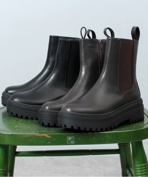 Parade(パレード)の「【厚底】タンクソールサイドゴアブーツ 92905【Parade】(ブーツ・レディース・ダークブラウン/ブラック・S/L/M/LL)」の7枚目の写真