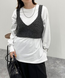 ニットビスチェ