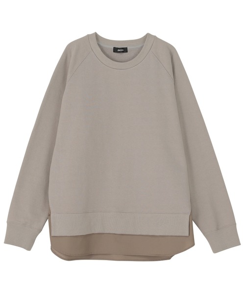 ZUCCa(ズッカ)の「シャツドッキングスウェット / スウェット / S(スウェット・メンズ・ベージュ/グレー/ブラック・X-SMALL/M size/XS size)」の9枚目の写真