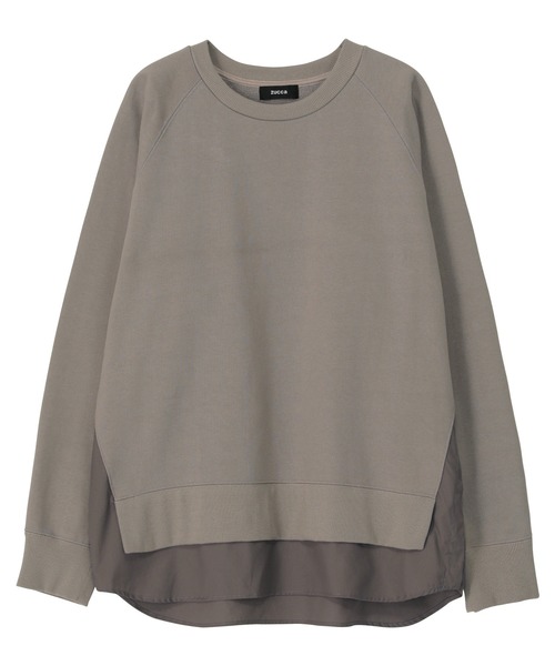 ZUCCa(ズッカ)の「シャツドッキングスウェット / スウェット / S(スウェット・メンズ・ベージュ/グレー/ブラック・X-SMALL/M size/XS size)」の12枚目の写真