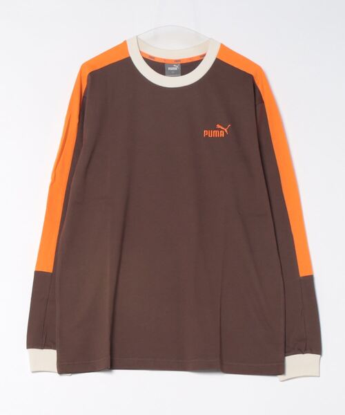 PUMA(プーマ)の「《PUMA》CORE HERITAGE MX LS Tシャツ(Tシャツ/カットソー・メンズ・ブラック/ブラウン/ベージュ系その他・S/M/L/XL)」の1枚目の写真