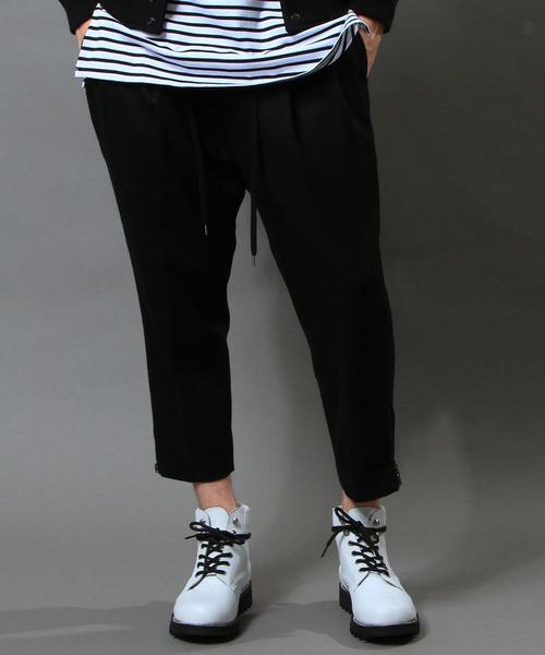 MONKEY TIME（モンキータイム）の「＜monkey time＞∴ FLANO 2P WIDE DR ANKL/パンツ◆（その他パンツ・メンズ・ダークグレー/ブラック・LARGE/MEDIUM/SMALL）」の3枚目の写真