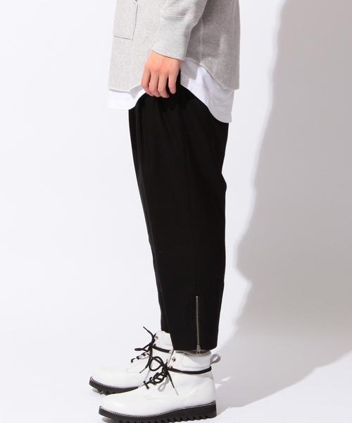 MONKEY TIME（モンキータイム）の「＜monkey time＞∴ FLANO 2P WIDE DR ANKL/パンツ◆（その他パンツ・メンズ・ダークグレー/ブラック・LARGE/MEDIUM/SMALL）」の4枚目の写真