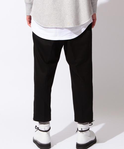 MONKEY TIME（モンキータイム）の「＜monkey time＞∴ FLANO 2P WIDE DR ANKL/パンツ◆（その他パンツ・メンズ・ダークグレー/ブラック・LARGE/MEDIUM/SMALL）」の5枚目の写真