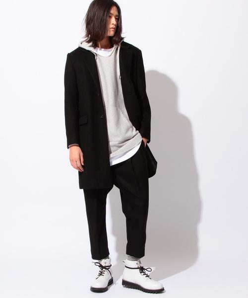 MONKEY TIME（モンキータイム）の「＜monkey time＞∴ FLANO 2P WIDE DR ANKL/パンツ◆（その他パンツ・メンズ・ダークグレー/ブラック・LARGE/MEDIUM/SMALL）」の6枚目の写真