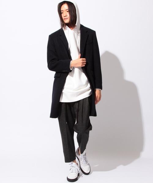 MONKEY TIME（モンキータイム）の「＜monkey time＞∴ FLANO 2P WIDE DR ANKL/パンツ◆（その他パンツ・メンズ・ダークグレー/ブラック・LARGE/MEDIUM/SMALL）」の10枚目の写真