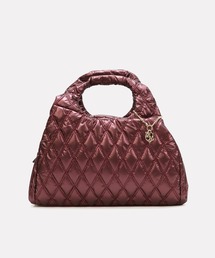 【軽量】2WAY ロングショルダー付き キルティング ミニボストン