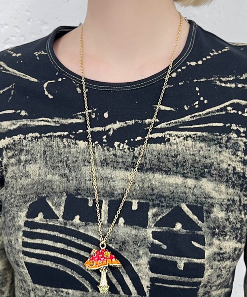 きのこモチーフ ネックレス（大）（ネックレス）｜ANNA SUI（アナスイ