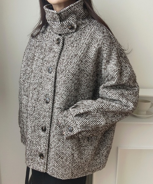 Callaway ヘリンボーンジャケット Mサイズ Callaway ヘリンボーン