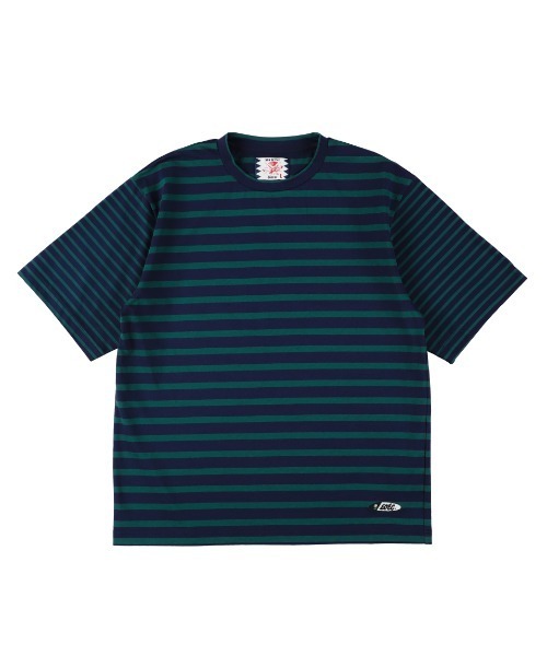 SON OF THE CHEESE(サノバチーズ)の「【SON OF THE CHEESE(サノバチーズ)】Odd Border TEE(Tシャツ/カットソー・メンズ・ネイビー系/ホワイト・LARGE/MEDIUM/X-LARGE)」の2枚目の写真