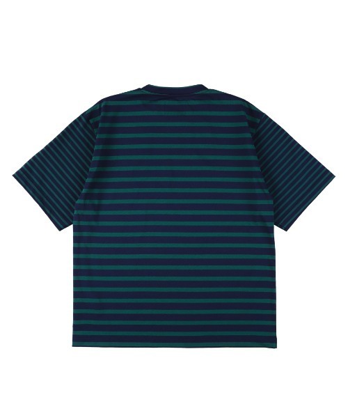 SON OF THE CHEESE(サノバチーズ)の「【SON OF THE CHEESE(サノバチーズ)】Odd Border TEE(Tシャツ/カットソー・メンズ・ネイビー系/ホワイト・LARGE/MEDIUM/X-LARGE)」の6枚目の写真