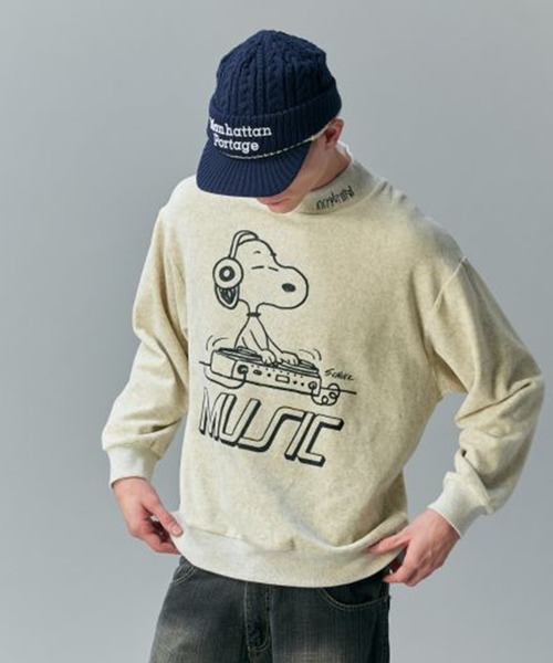 Manhattan Portage（マンハッタンポーテージ）の「Manhattan Portage/マンハッタンポーテージ ビーニー OSLO KNIT CAP MP286（ニットキャップ/ビーニー・メンズ・ブラック/ホワイト・FREE）」の7枚目の写真