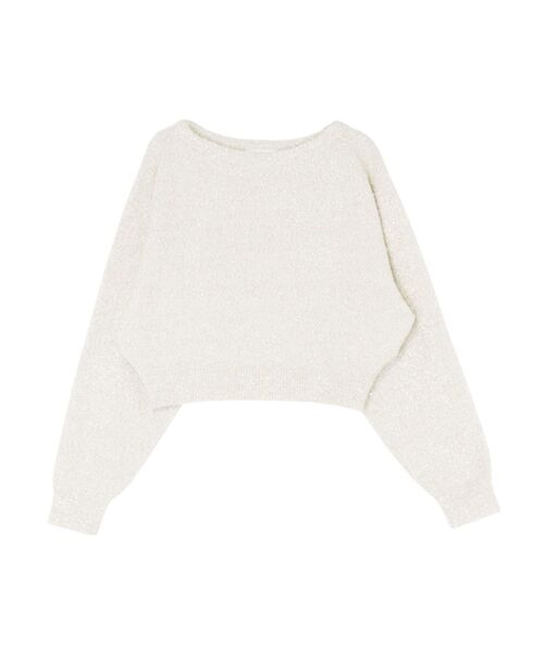 CALNAMUR（カルナムール）の「SPARKLE SHAGGY KNIT/スパークルシャギーニット（ニット/セーター・レディース・ラベンダー/シルバー/ゴールド・FREE）」の3枚目の写真