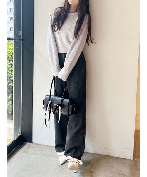 CALNAMUR（カルナムール）の「SPARKLE SHAGGY KNIT/スパークルシャギーニット（ニット/セーター・レディース・ラベンダー/シルバー/ゴールド・FREE）」の11枚目の写真