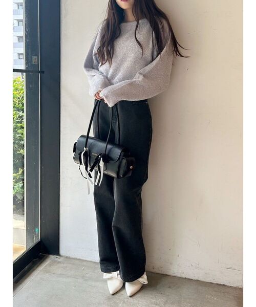 CALNAMUR（カルナムール）の「SPARKLE SHAGGY KNIT/スパークルシャギーニット（ニット/セーター・レディース・ラベンダー/シルバー/ゴールド・FREE）」の13枚目の写真