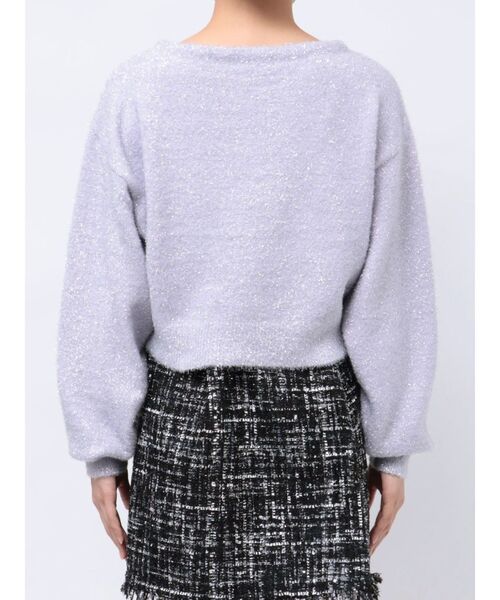 CALNAMUR（カルナムール）の「SPARKLE SHAGGY KNIT/スパークルシャギーニット（ニット/セーター・レディース・ラベンダー/シルバー/ゴールド・FREE）」の16枚目の写真