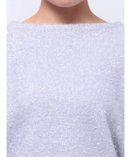 CALNAMUR（カルナムール）の「SPARKLE SHAGGY KNIT/スパークルシャギーニット（ニット/セーター・レディース・ラベンダー/シルバー/ゴールド・FREE）」の17枚目の写真