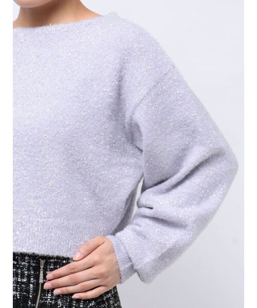 CALNAMUR（カルナムール）の「SPARKLE SHAGGY KNIT/スパークルシャギーニット（ニット/セーター・レディース・ラベンダー/シルバー/ゴールド・FREE）」の18枚目の写真
