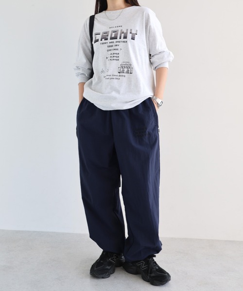 ANME（アンメ）の「CRONYロゴプリント長袖Tシャツ（Tシャツ/カットソー・レディース・グレー系その他/ブラック系その他2/ブラック系その他/グレー系その他2・M/L）」の14枚目の写真