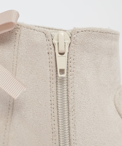 Honeys(ハニーズ)の「バックレースアップブーツ(ブーツ・レディース・チャコール/アイボリー/ブラック・S/M/L/LL)」の21枚目の写真