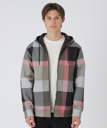 galliano グレー チェック柄 パーカー galliano グレー チェック柄 パーカー