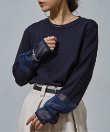 COLONY 2139 | 袖先シアークルーニット(ニット/セーター)