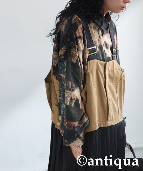 antiqua(アンティカ)の「ヴィンテージ柄シャツ(シャツ/ブラウス・レディース・マルチ・ONESIZE)」の8枚目の写真