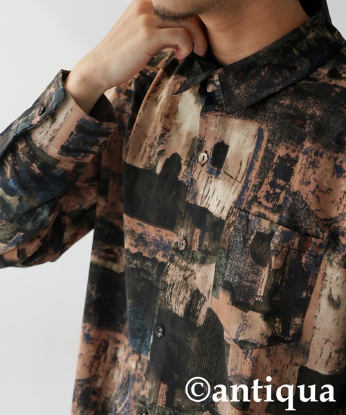 antiqua(アンティカ)の「ヴィンテージ柄シャツ(シャツ/ブラウス・レディース・マルチ・ONESIZE)」の18枚目の写真