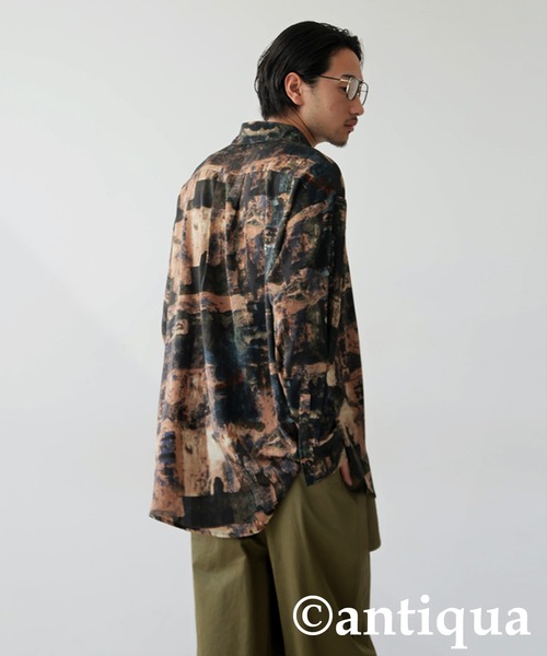 antiqua(アンティカ)の「ヴィンテージ柄シャツ(シャツ/ブラウス・レディース・マルチ・ONESIZE)」の19枚目の写真