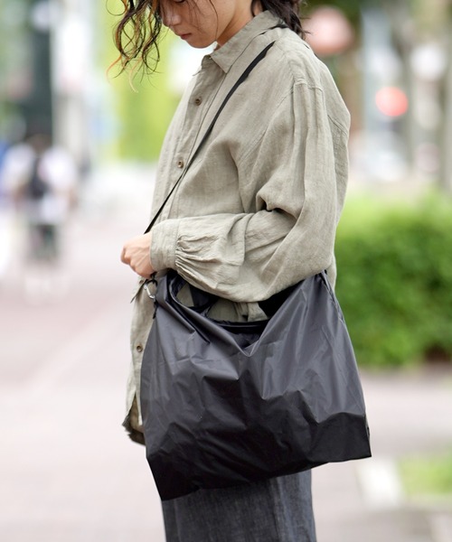 BURLAP OUTFITTER(バーラップアウトフィッター)の「BURLAP OUTFITTER バーラップアウトフィッター 別注 トートバッグ(エコバッグ/サブバッグ・メンズ・ブラック/ホワイト・FREE)」の10枚目の写真