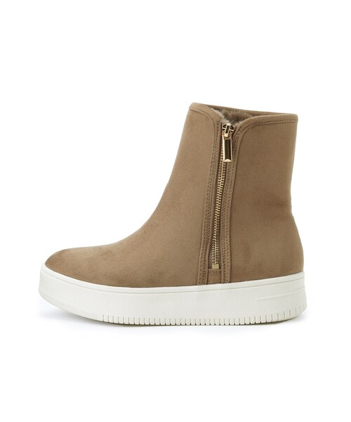 OPAQUE.CLIP(オペークドットクリップ)の「◆スニーカーソールサイドジップブーツ(ブーツ・レディース・ベージュ系6/ブラック・03/02)」の5枚目の写真