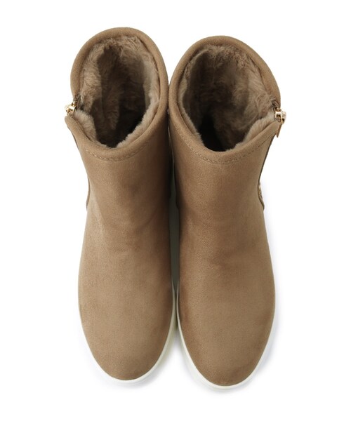 OPAQUE.CLIP(オペークドットクリップ)の「◆スニーカーソールサイドジップブーツ(ブーツ・レディース・ベージュ系6/ブラック・03/02)」の8枚目の写真