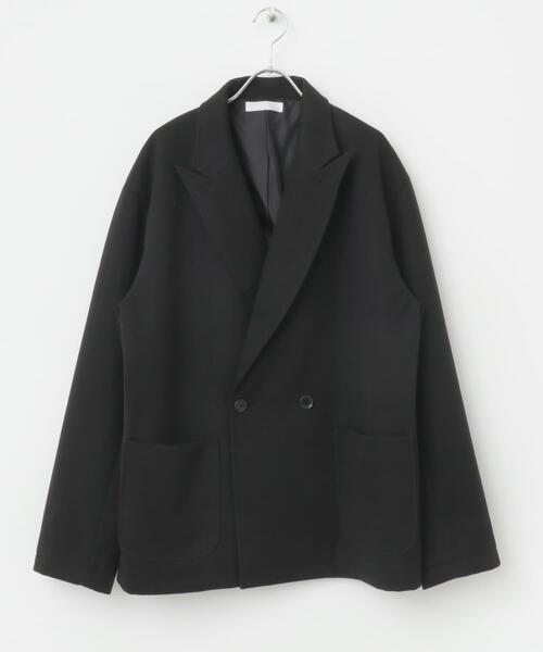 SENSE OF PLACE by URBAN RESEARCH(センスオブプレイスバイアーバンリサーチ)の「『UR TECH』ヘリンボーンダブルテーラードジャケット(その他アウター・メンズ・ブラウン/ブラック・MEDIUM/LARGE)」の8枚目の写真