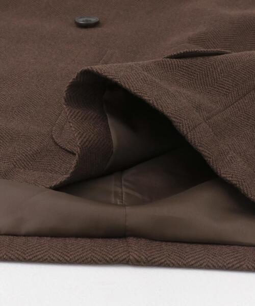 SENSE OF PLACE by URBAN RESEARCH(センスオブプレイスバイアーバンリサーチ)の「『UR TECH』ヘリンボーンダブルテーラードジャケット(その他アウター・メンズ・ブラウン/ブラック・MEDIUM/LARGE)」の18枚目の写真
