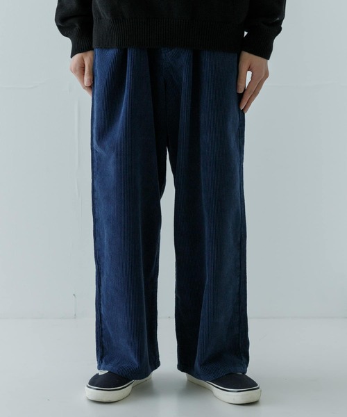 URBAN RESEARCH（アーバンリサーチ）の「URBAN RESEARCH iD　ストーンウォッシュコーデュロイパンツ（その他パンツ・メンズ・スミクロ/ネイビー・MEDIUM/LARGE）」の6枚目の写真