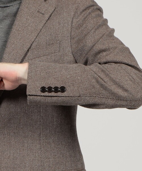 TOMORROWLAND （トゥモローランド）の「ウールカシミヤ シングルブレステッド 2Bジャケット ZEGNA TROFEO CASHMERE（テーラードジャケット・メンズ・ベージュ/ネイビー/レッド系その他・48/52/50/46/44/42/54）」の10枚目の写真