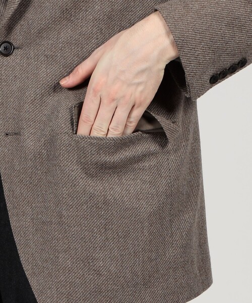 TOMORROWLAND （トゥモローランド）の「ウールカシミヤ シングルブレステッド 2Bジャケット ZEGNA TROFEO CASHMERE（テーラードジャケット・メンズ・ベージュ/ネイビー/レッド系その他・48/52/50/46/44/42/54）」の13枚目の写真