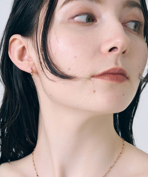 Phoebe（フィービィー）の「<限定ペア商品>【金属アレルギー対応】ワンタッチメタルフープミニペアピアス/BOX付き（ピアス（両耳用）・レディース・シルバー/イエローゴールド/ピンクゴールド/シルバー×ゴールド・FREE）」の22枚目の写真