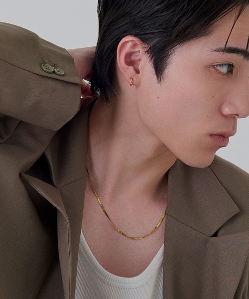 Phoebe（フィービィー）の「<限定ペア商品>【金属アレルギー対応】ワンタッチメタルフープミニペアピアス/BOX付き（ピアス（両耳用）・レディース・シルバー/イエローゴールド/ピンクゴールド/シルバー×ゴールド・FREE）」の6枚目の写真