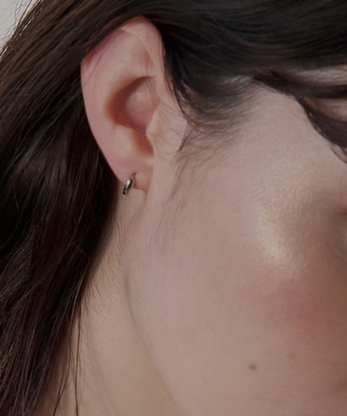 Phoebe（フィービィー）の「<限定ペア商品>【金属アレルギー対応】ワンタッチメタルフープミニペアピアス/BOX付き（ピアス（両耳用）・レディース・シルバー/イエローゴールド/ピンクゴールド/シルバー×ゴールド・FREE）」の14枚目の写真