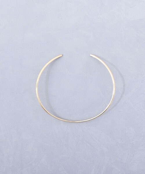 NOLLEY’S（ノーリーズ）の「【grace grace/グラスグラス】【WEB STAFF恵☆別注アイテム】プレーンチョーカー（チョーカー・レディース・ゴールド/シルバー・FREE）」の3枚目の写真